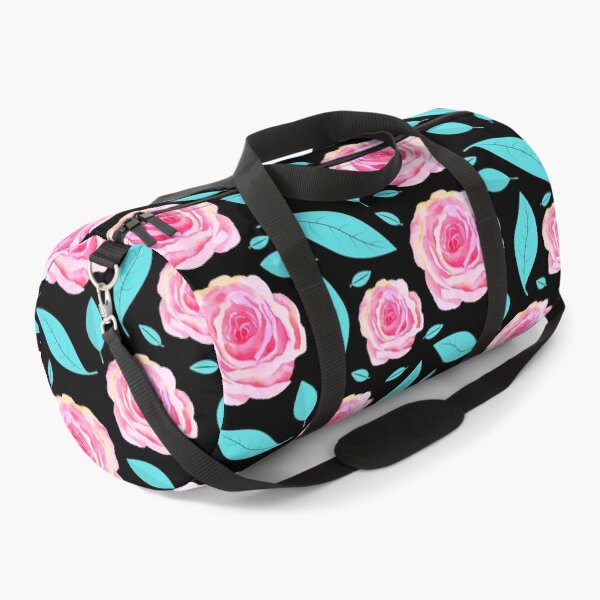 Item preview, Salmon Red Rose With Spruce Blue Leaf Pattern designed and sold by SeemDev786.