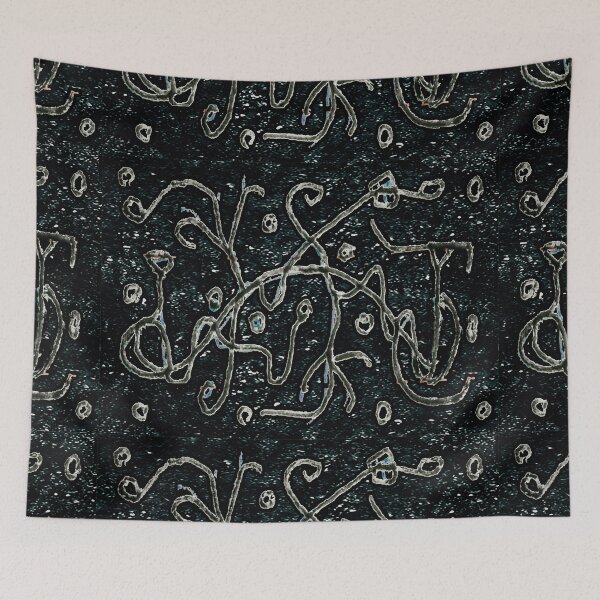 Item preview, Dark Abstract Surface Artwork designed and sold by DFLC Prints.