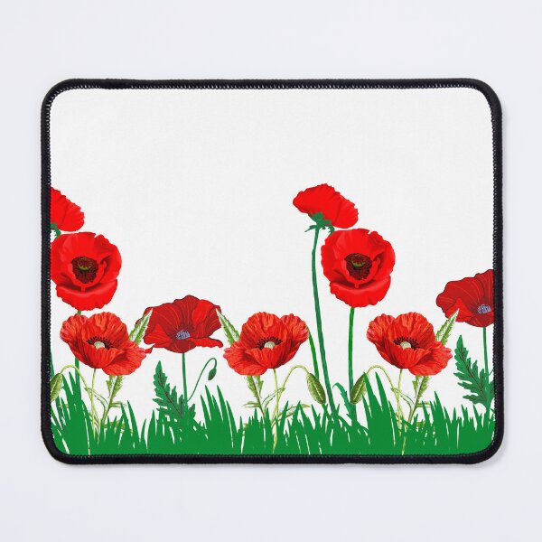 Item preview, Red poppy flower, poppy stems ,spring vibes,flower power designed and sold by Fitandstylish.