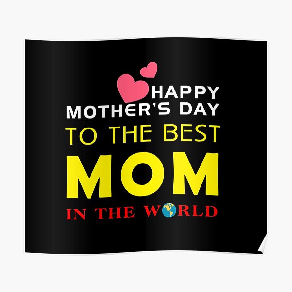 "National Mother Day Classic TShirts Design " Poster for Sale by