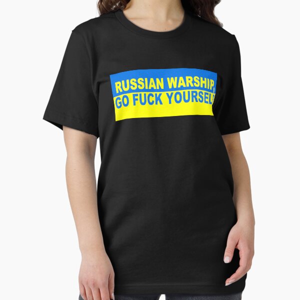 Item preview, Russian Warship Go Fuck Yourself Shirt designed and sold by dgavisuals.