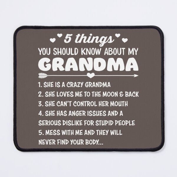 Item preview, 5 Things You Should Know About My Grandma Funny Grandma, Amazing designed and sold by LorraineStore2.