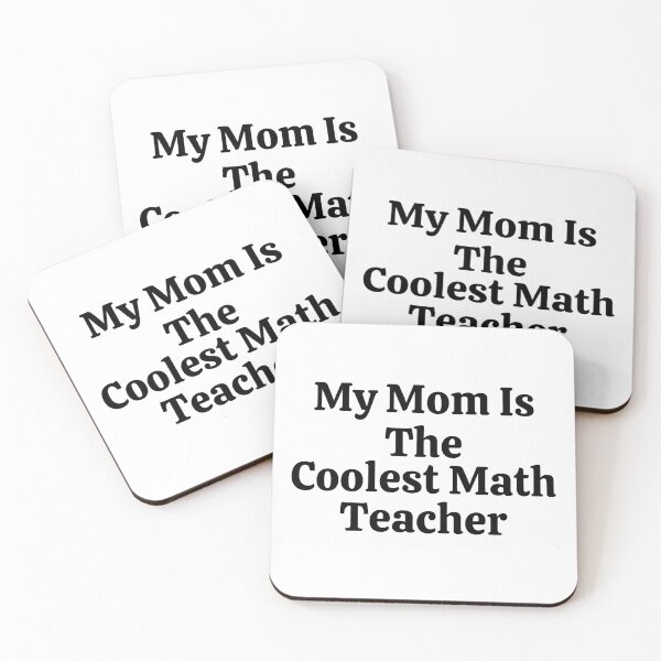 Item preview, My Mom Is The Coolest Math Teacher - Funny Math  designed and sold by usaworld.