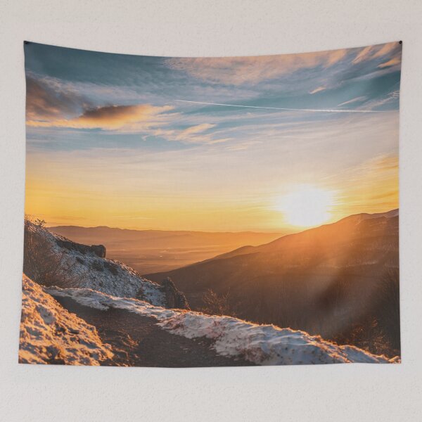 Item preview, Winter sunset designed and sold by viknitov.