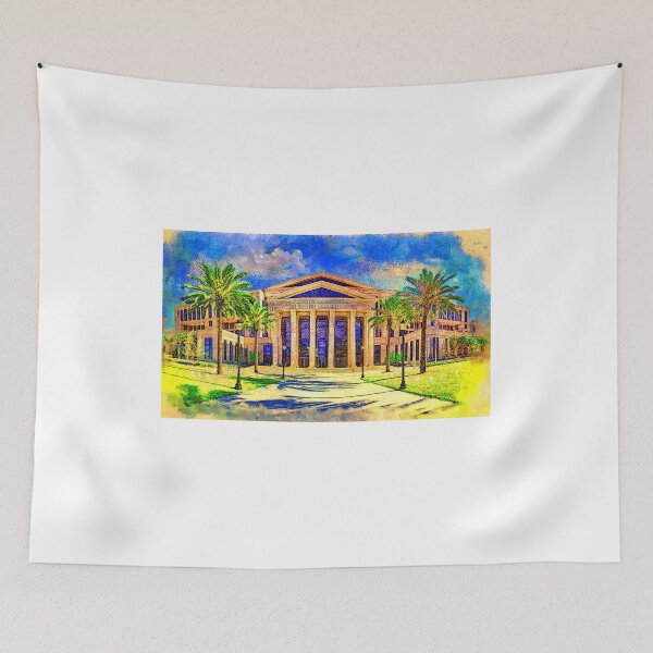Item preview, Duval County Courthouse in Jacksonville, Florida - digital painting designed and sold by NickoPrints.