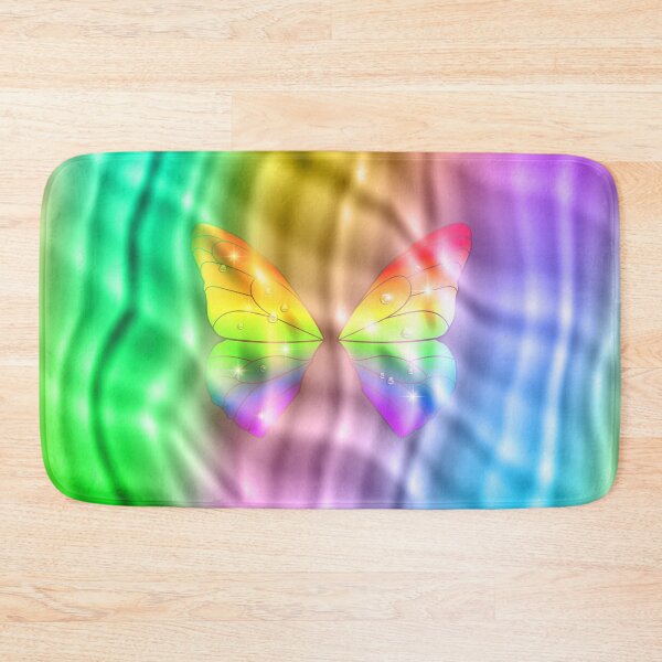 Item preview, Abstract texture decorative hazy wavy colored curved background and iridient wings of butterfly designed and sold by GAleksS.