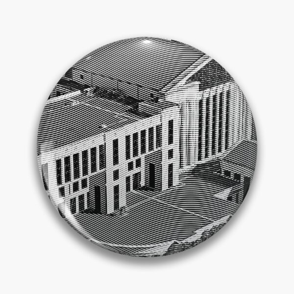 Item preview, Aerial of the Duval County Courthouse in Jacksonville, with an engraving effect designed and sold by NickoPrints.