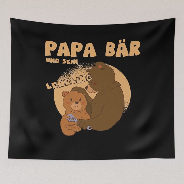Item preview, Funny Father's Day Papa Bear Saying Motif designed and sold by Merchandiser099.