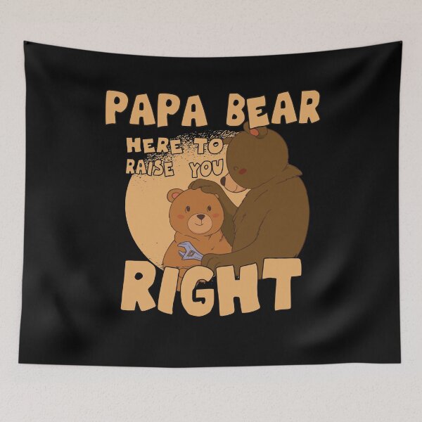 Item preview, Father's Day Papa Bear Saying Motif designed and sold by Merchandiser099.