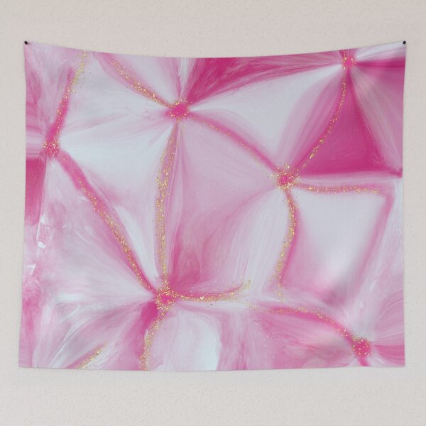 Item preview, Pink floral pattern designed and sold by Tanuja  Sharma.