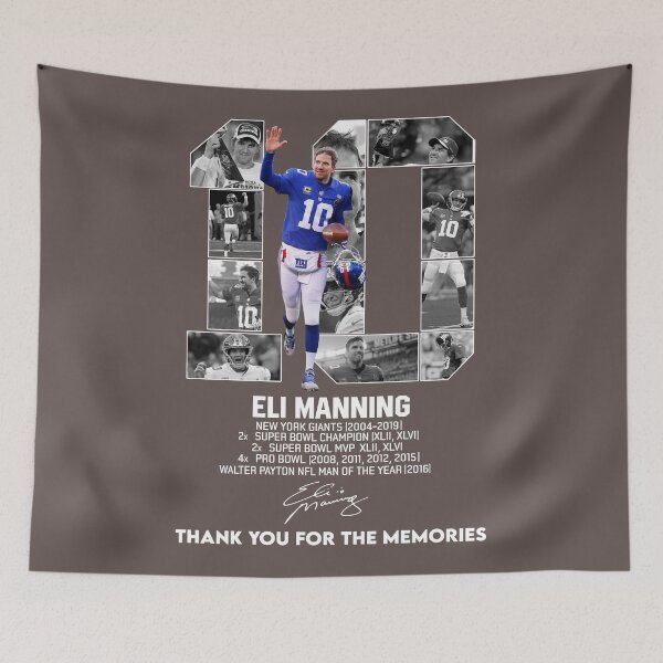 Item preview, 10 Eli Manning Thank You For The Memories Unisex Summer Fashion, Teen Girl Trendy, Old Fashioned For Boys Sell, Amazing designed and sold by LorraineStore2.