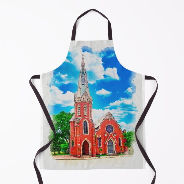Item preview, Old St. Andrew's Event Venue in Jacksonville, Florida - watercolor painting designed and sold by NickoPrints.