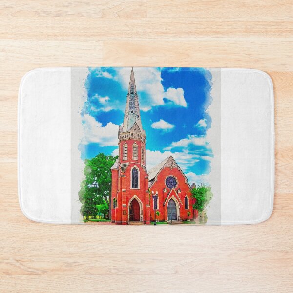 Item preview, Old St. Andrew's Event Venue in Jacksonville, Florida - watercolor painting designed and sold by NickoPrints.