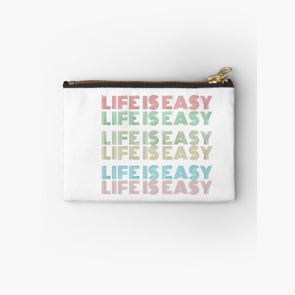 Item preview, Life Is Easy Pastel Repeated Text designed and sold by DeeCeeFashion.