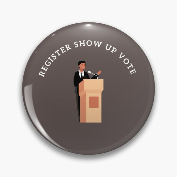 Item preview, Register Show Up Vote Blue Letters, For Our Rights, Democracy designed and sold by stamppiyathat.