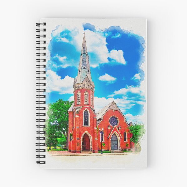 Item preview, Old St. Andrew's Event Venue in Jacksonville, Florida - watercolor painting designed and sold by NickoPrints.