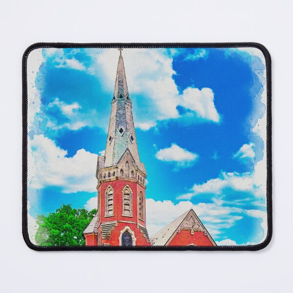 Item preview, Old St. Andrew's Event Venue in Jacksonville, Florida - watercolor painting designed and sold by NickoPrints.