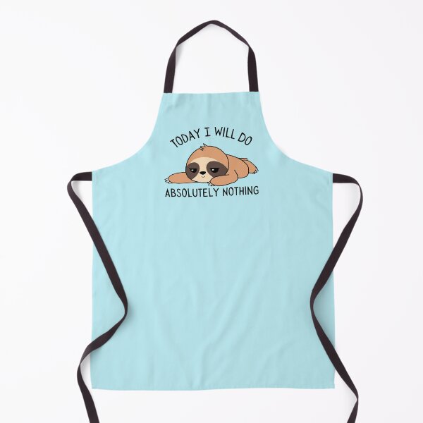 Item preview, Today I Will Do Absolutely Nothing with Cute Lazy Brown Sloth designed and sold by quinellie.