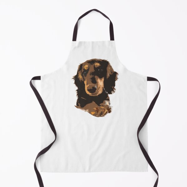 Item preview, Long Haired Dachshund Black And Tan Choco Tan Art designed and sold by SmartPooch.