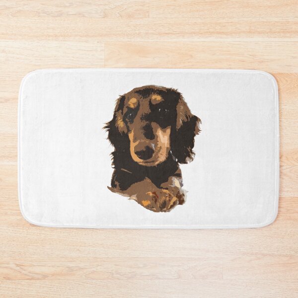 Item preview, Long Haired Dachshund Black And Tan Choco Tan Art designed and sold by SmartPooch.