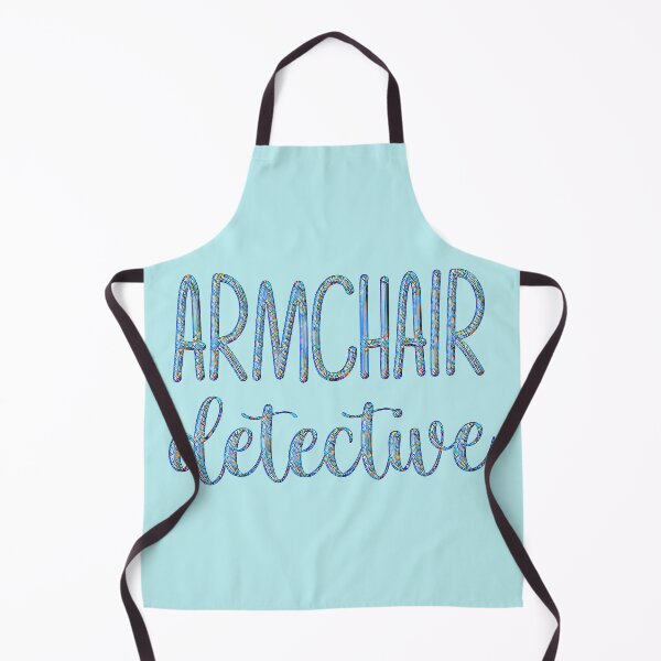 Item preview, Armchair Detective (Blue stained glass lettering version.) designed and sold by CristalleLisa.