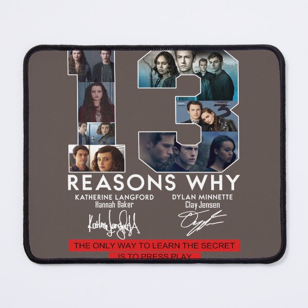 Item preview, 13 Reasons Why The Only Way To Learn The Secret Is To Press Play, Funny, Women Men, Customized, Black, Amazing designed and sold by LorraineStore2.