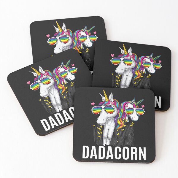 Item preview, DaDaCorn Unicorn Dad Father Day OF Unicorn Daughter Kids designed and sold by PuPPuB.