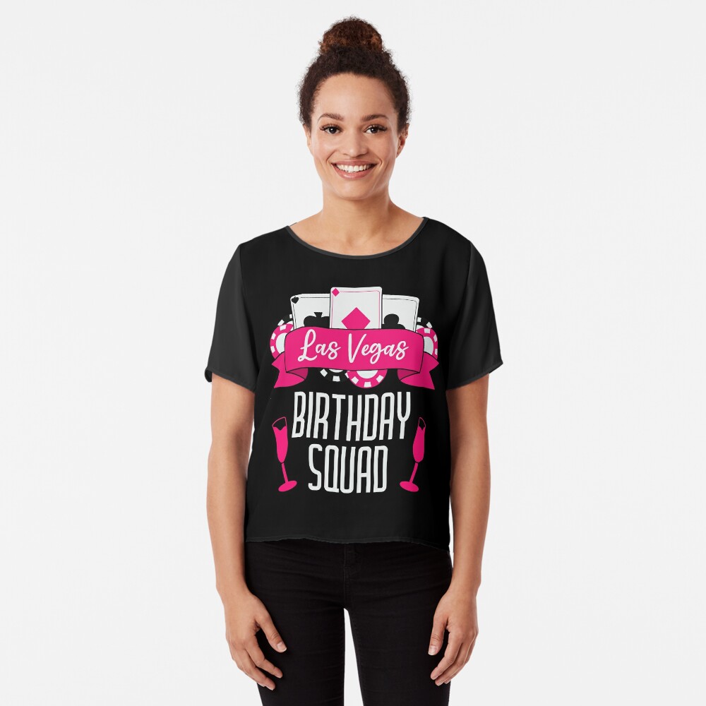 Vegas Birthday Squad For Las Vegas Girls Trip Birthday Party Matching Group  | Greeting Card