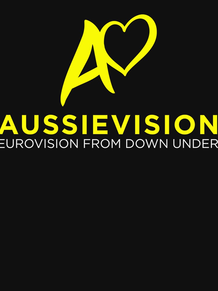Thumbnail 7 of 7, Essential T-Shirt, Aussievision logo with tagline Classic designed and sold by ElizabethMorel.