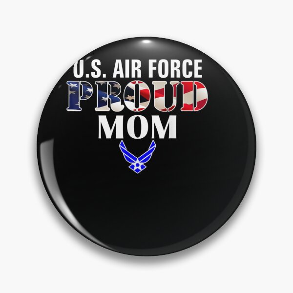 Item preview, US Proud Air Force Mom With American Flag Gift For Veteran designed and sold by TateTitle7.