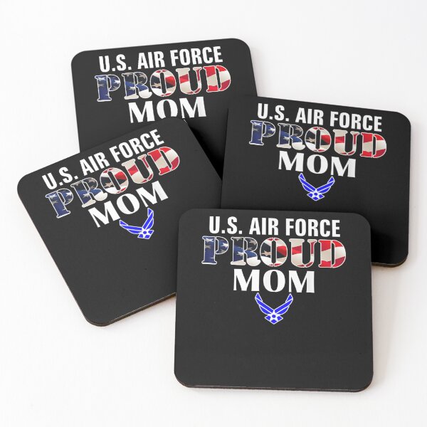 Item preview, US Proud Air Force Mom With American Flag Gift For Veteran designed and sold by TateTitle7.
