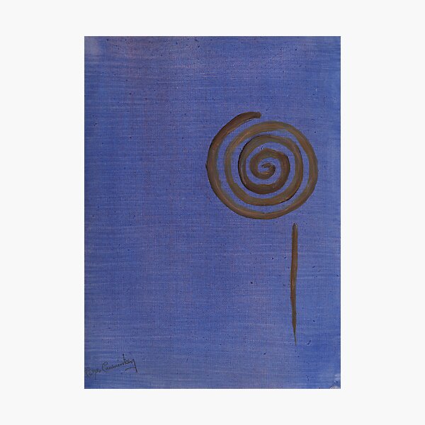 Item preview, Curlique blue designed and sold by Roger Cummiskey.