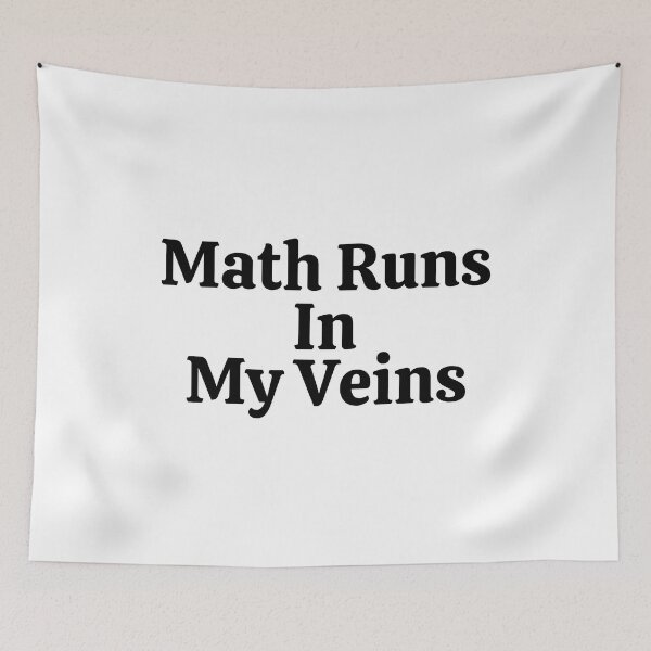 Item preview, Math Runs In My Veins - Funny Math  designed and sold by usaworld.