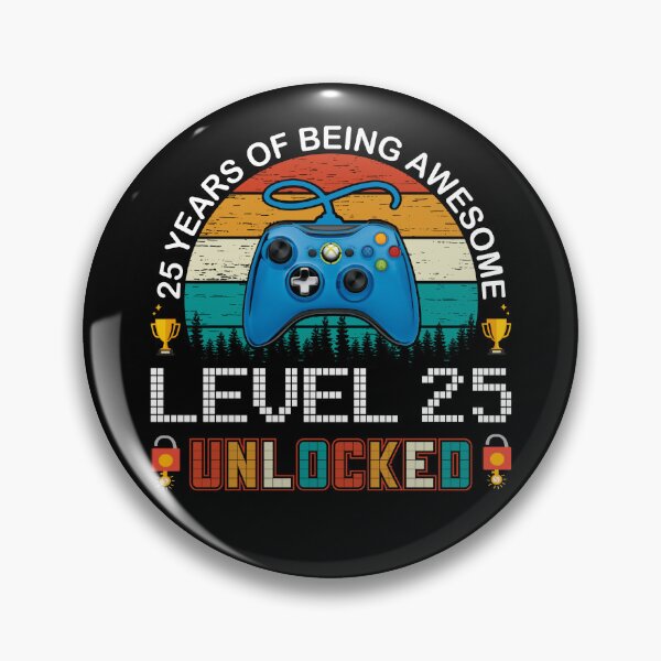 Artikelvorschau, 25 Jahre als fantastischer freigeschalteter Level-25-Gamer entworfen und verkauft von PansyBoyd.