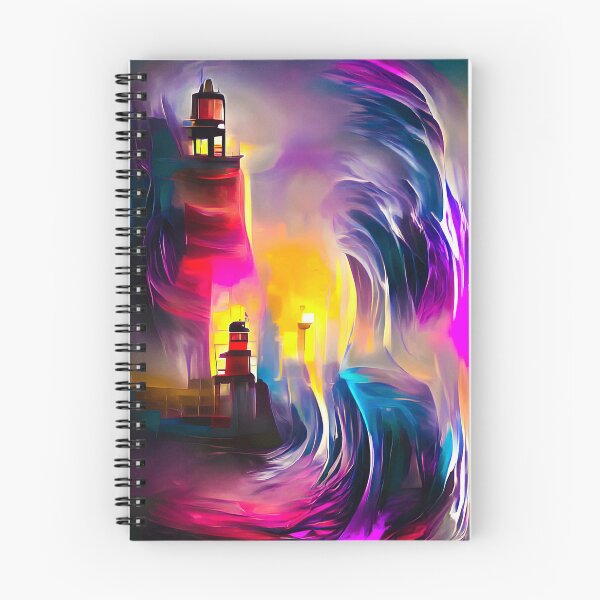Item preview, Lighthouse 02 Huge Waves designed and sold by mhfoto.