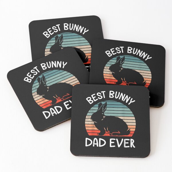 Item preview, Mens Best Bunny Dad Ever Matching Family Easter Retro designed and sold by RachelCine.
