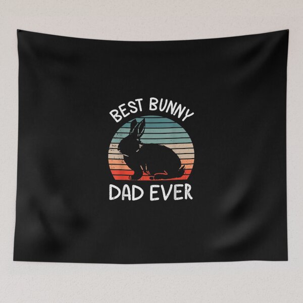 Item preview, Mens Best Bunny Dad Ever Matching Family Easter Retro designed and sold by RachelCine.
