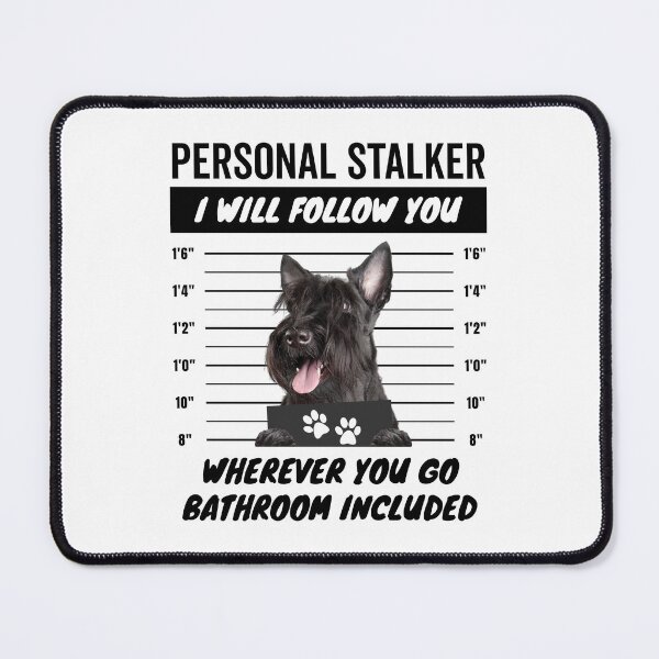 Artikelvorschau, Persönlicher Stalker-Hund – Schwarzer Scottish Terrier entworfen und verkauft von More Cute Dogs.