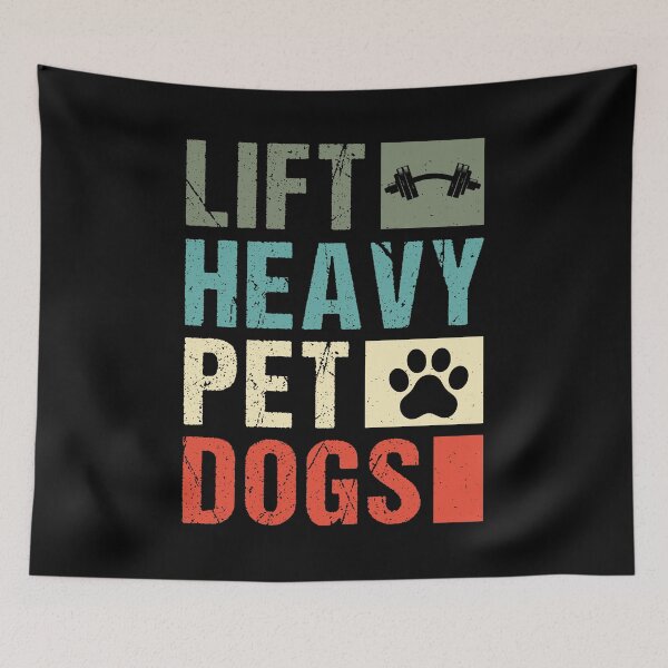 Item preview, Lift Heavy Pet Dogs Shirt, Workout Fitness Shirt, Dog Lover Shirt, Dog Pet Shirt, Exercise Shirt, Weightlifter Shirt, Weightlifting Shirt designed and sold by aymob.