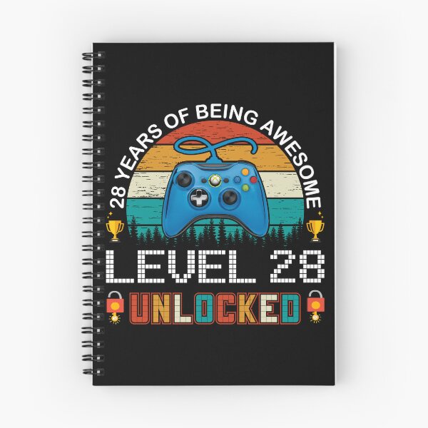 Item preview, 28 Years Of Being Awesome Level 28 Unlocked Gamer designed and sold by PansyBoyd.