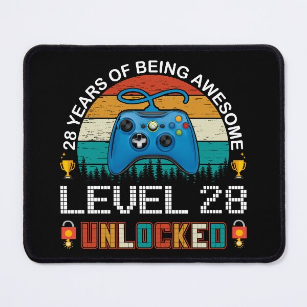 Item preview, 28 Years Of Being Awesome Level 28 Unlocked Gamer designed and sold by PansyBoyd.