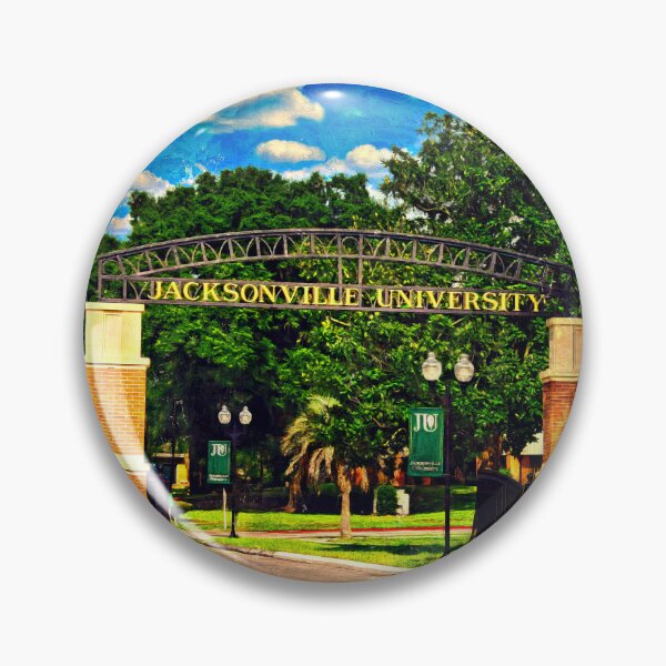 Item preview, The main entrance of Jacksonville University - digital painting designed and sold by NickoPrints.