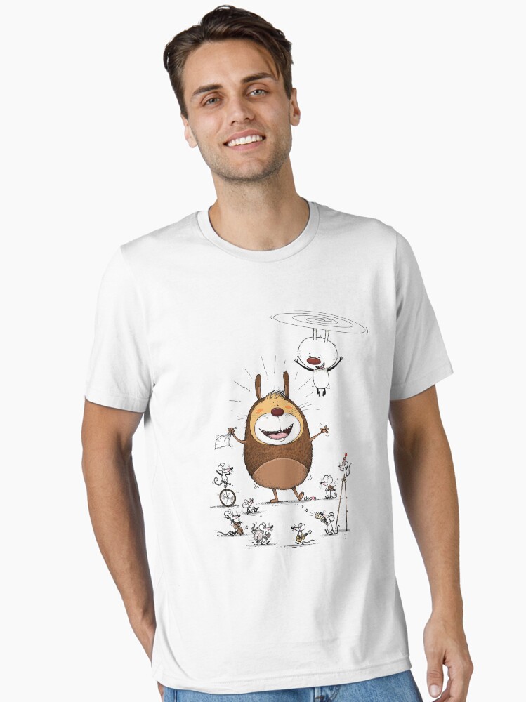 Thumbnail 2 of 7, Essential T-Shirt, Happiness designed and sold by ickypen.