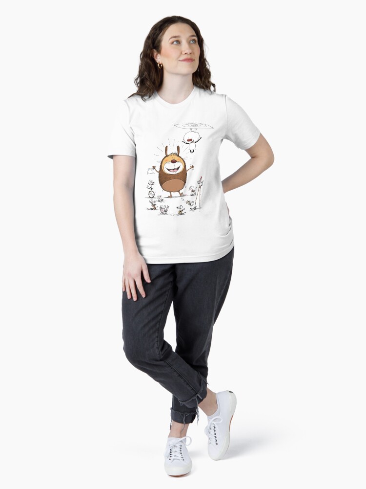 Thumbnail 4 of 7, Essential T-Shirt, Happiness designed and sold by ickypen.
