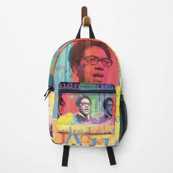 Item preview, colorful Audre Lorde portrait, well-known feminist designed and sold by Mauswohn.