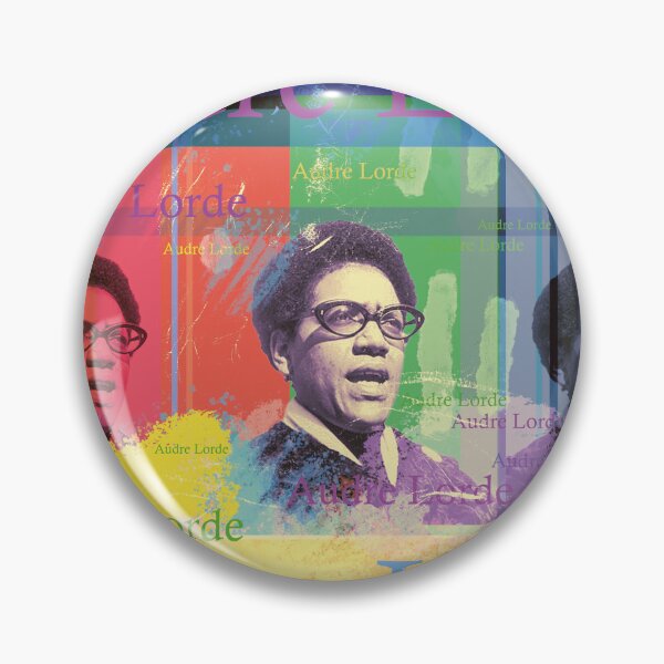 Aperçu de l'œuvre portrait coloré d'Audre Lorde, féministe de renom créée et vendue par Mauswohn.