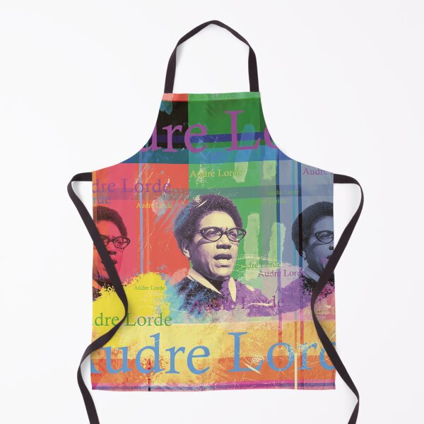 Item preview, colorful Audre Lorde portrait, well-known feminist designed and sold by Mauswohn.