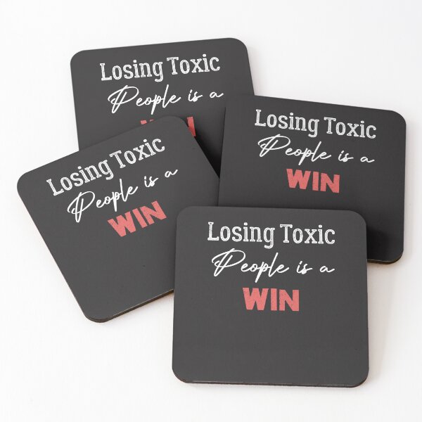 Item preview, Losing Toxic People Is A Win designed and sold by FantasticBee.