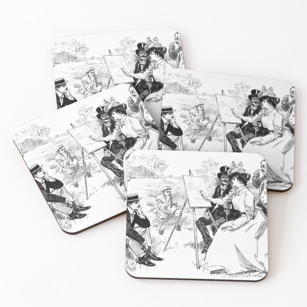 Item preview, Gibson Girl - Vintage Illustrations designed and sold by RickE.