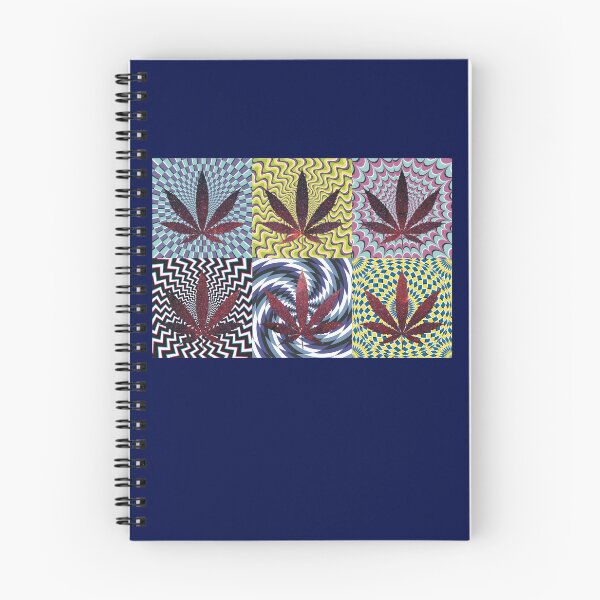 Item preview, Pot Leaf Pop Art with Retro Colorful Psychedelic Spirals with Space Pot Leaf designed and sold by YomeHayin.